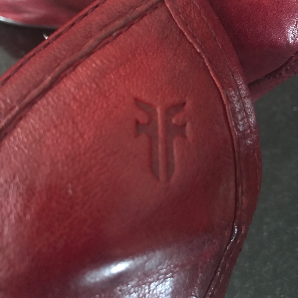 Frye Carson Leather Wedge Pump